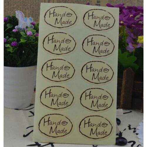 200PCS Handmade small oval leaves baking sealing paste DIY decorative gift