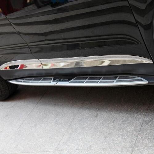 ACCESSORIES FIT FOR 2013 2014 2015 2016 HYUNDAI GRAND SANTA FE SIDE DOOR LINE GARNISH BODY MOLDING TRIM COVER