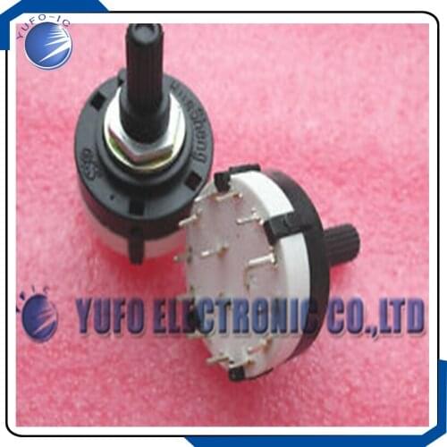 Free Shipping One Lot 10p,1 pole 12 positions PCB Rotary switch NEW,1P12T