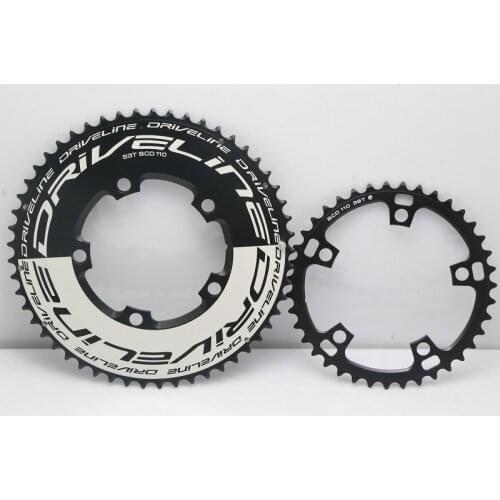 CNC 53/39 road bike TT chainring 110BCD/130BCD