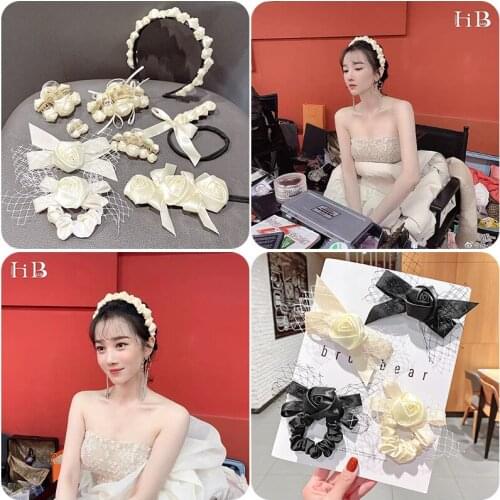 CYGJFC Woman Rose Floral Hair Claw Hairband Girls Ladies Hair Accessories Hair Maker Bun Tool Hairgrip Barrettes Headwear