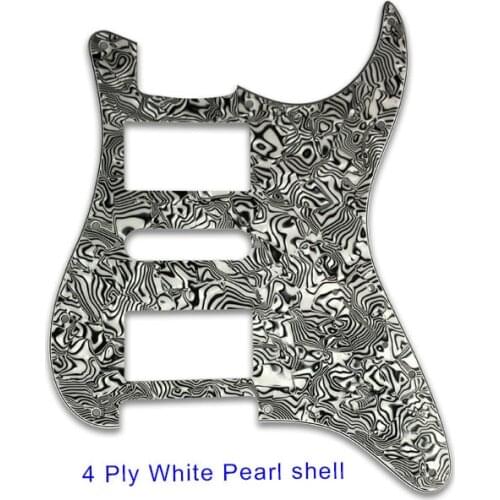 Pleroo Guitar parts Pickguard Fender Stratocaster guitar USA/Mexican ST HSH Guitar with PAF humbucker No control hole