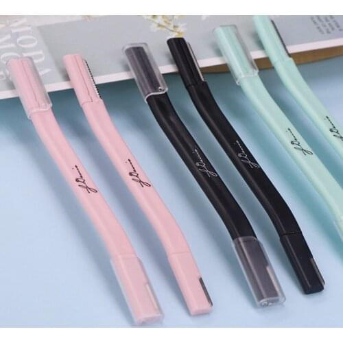 3-pack Double-headed Eyebrow Shaver Rrc Handle Macro Eyebrow Shaver Replaces Reticulated Blade Beginner Makeup Eyebrow Shaver