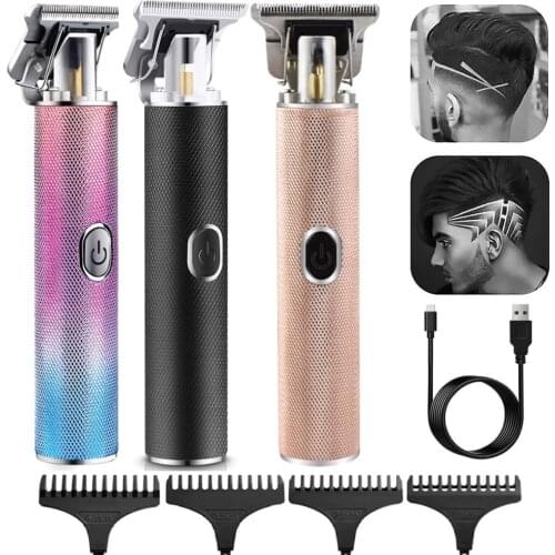 USB Electric Hair Clippers Trimmers For Shaver Beard Men Adults Kids Cordless Rechargeable Hair Cutter Machine Professional