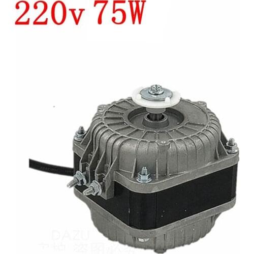 Refrigerator Evaporator Freezer Fan Motor Set Replacement Parts Air Conditioner Dust Plug Design 220V 75W