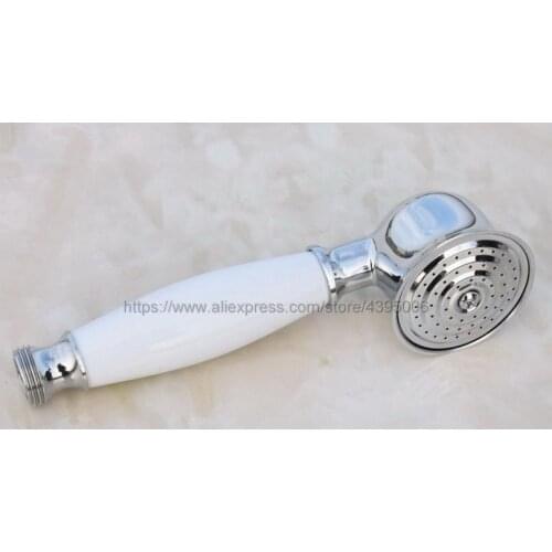 Mordern Style Ceramics Bathroom Chrome Water Saving Hand Held Shower Heads Bathroom Accessories Handheld Sprayer Bhh014