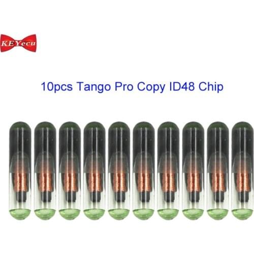 KEYECU 10pcs ID48 Transponder Chip After Market Tango Pro Copy T6 ID48 Chip