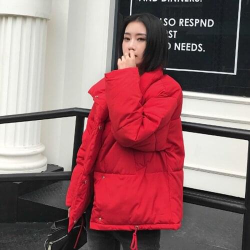 Korean Coat Women Short Parkas Winter Jacket Women Fashion Womens Jackets Warm Parka Manteau Femme XM-XM-1803 YY1500