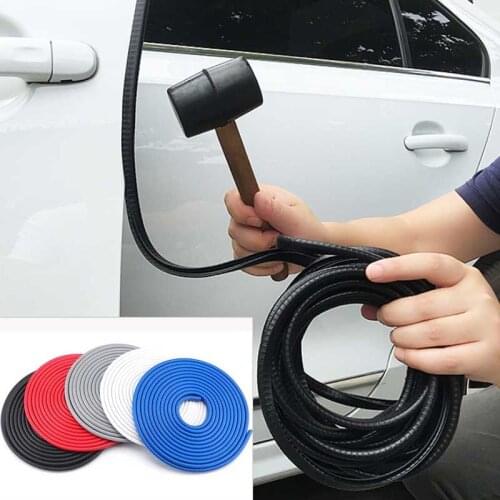 10M Car Door Anti-Collision Strip Door Side Anti-scratch Car Stickers Free Paste Protector Strip Sealing Guard Strip Accessories