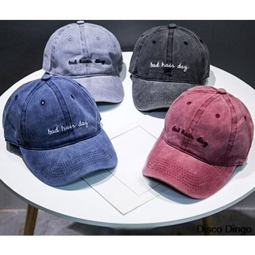 Mens Womens Embroidered Small Letter Baseball Cap Pure Cotton Adjustable Casual Cap