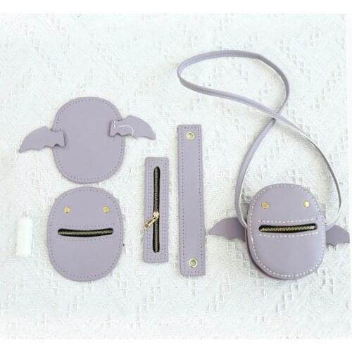 Little Ghost PU Material Set for Coin Bag Handbag DIY