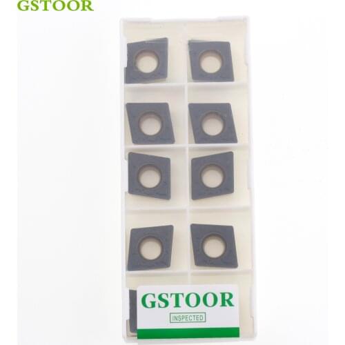 10PCS CCMT09T304 CCMT09T308 TM GS200 Internal Turning Tools Tungsten Carbide Insert Lathe Tool Hard Alloy For Processed Steel