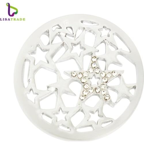 New! 1PC My moneda coin 33mm Hollow Coin disc Fit for Moneda pendant/ Coin frame/ Mentun locket 3 color for choose MICO32