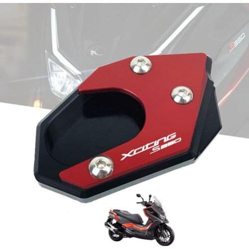 Suitable for solar racing Xciting S350 modified motorcycle aluminum alloy side live enlarged seat, side support, pad accessories