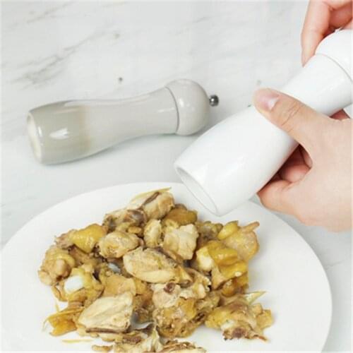 Manual Salt and Pepper Shakers Mill Grinder Porcelain Seasoning Muller Crusher Grinder Kitchen Spice Grinder Barbecue Tools