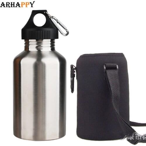 2000ML 2L Outdoor Stainless Steel Bottle BPA Free Outdoor Drink Water Bottle with Bag Leak-proof Sport Direct Drinking Bottle