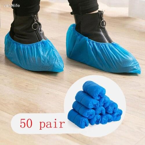 Vanzlife Indoor home non-slip wear-resistant thickening disposable shoe cover room foot household dust-proof cloth shoe cover