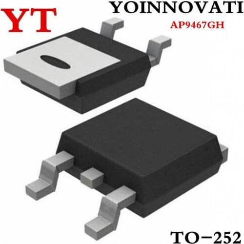 10pcs/lot AP9467GH AP9467 9467GH AP9467GH-HF TO-252 N-CHANNEL ENHANCEMENT MODE POWER MOSFET best quality