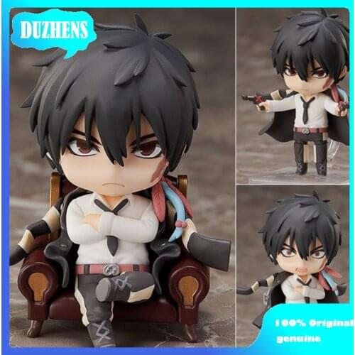 Original Japanes Anime HITMAN REBORN! XANXUS Q version figma PVC Action Figure Anime Figure Model Toys Figure Doll Gift