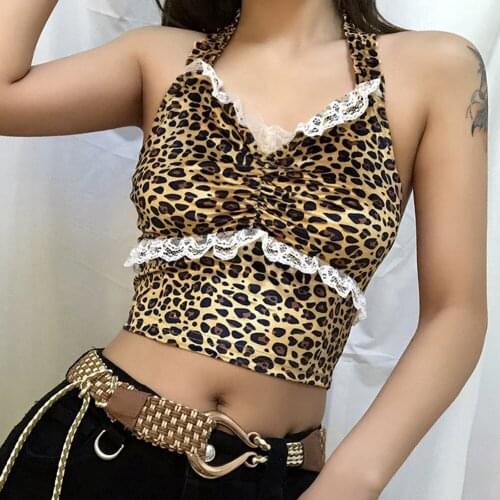 2020 woman T-shirt y2k aesthetic camisold bow crop top sleeveless patchwork summer E-Girl vintage e girl T-shirt 90s outfit