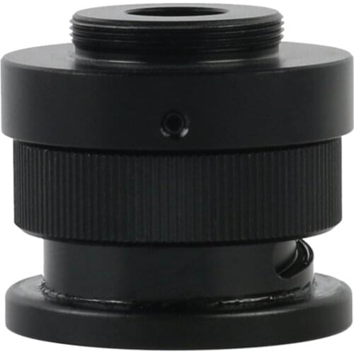 0.4X 1.0X Adapter C-Mount Lens Focus Adjustable Microscope Camera Installation Adapter For 8X-50X Trinocular Stereo Microscope