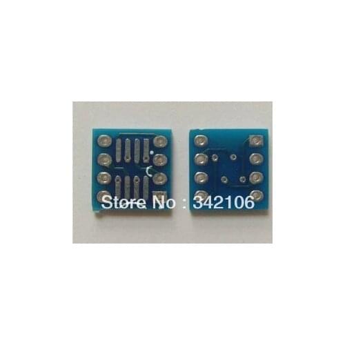 Free Shipping!5pcs SOP8 turn DIP8 adapter plate pcb