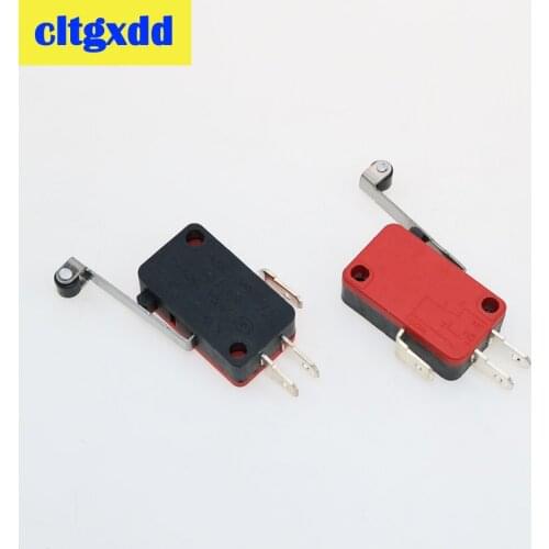 Cltgxdd 1pc Mini Micro Limit Switch NO NC 3 Pin PCB Terminals SPDT 16A 125V Roller Arc lever Snap Action Push Microswitch