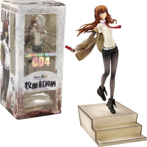 Steins Gate Action Figure Makise Kurisu Laboratory Member 004 Sexy Beauty Model Toy