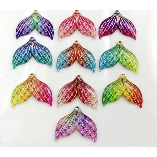 Hot Fishtail Acryl Rhinestones Mermaid Fish Scale Tail Crystal Applique Crystal Jewelery For Clothes Rhinestones Handicrafts