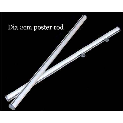 Painting Scroll indoor ceiling advertising poster hanging rod banner display rail sign holder picture photo frame clip strip