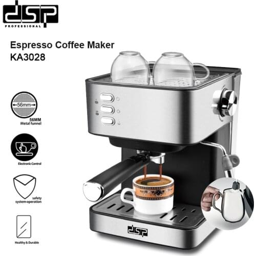 15 Bar 1.6L Italian Type Espresso Coffee Maker Machine with Milk Frother Foam Appliances for Espresso Cappuccino Latte and Mocha