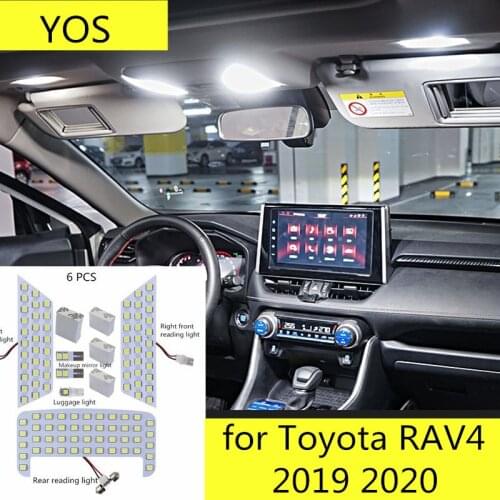 High brightness and good quality White Car Interior Reading LED Light Bulb Kit 12V Fit for Toyota RAV4 2019 2020