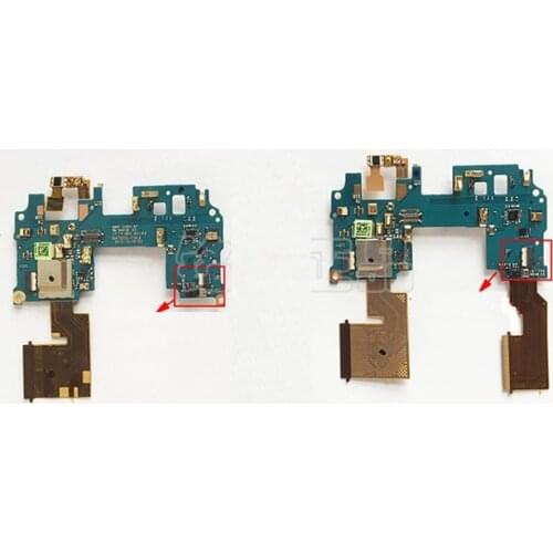 For HTC One M8 Mainboard Motherboard FPC Connector Main Flex Cable With Microphone Power Switch Module Replacement