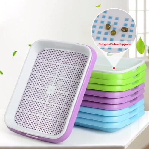 Double-layer Plastic Hydroponic Flower Basket Flower Plant Sprouting Tray Box Sprout Seedling Tray Paper Planting Sprout