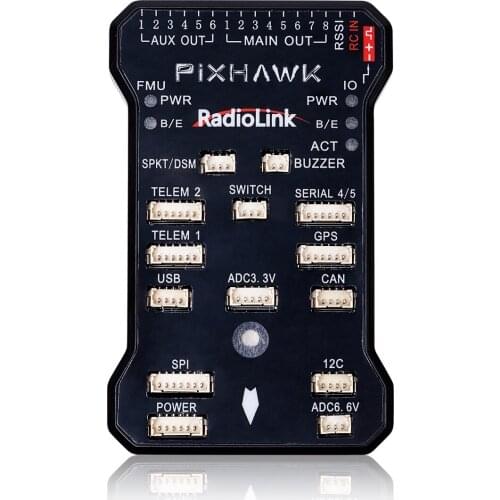 Radiolink pixhawk Flight Controller RC Drone FC 32 Bit with Power Module for Long-wheelbase Quadcopter/6-8 Axis Multirotor robot