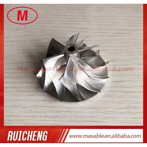 RHF5 44.20/58.00mm 6+6 blades high performance turbo turbocharger aluminum 2618/milling/billet compressor wheel