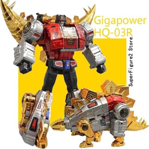 Transformation Gigapower GP HQ-03R HQ03R Dinobot Snarl Chrome Ver. Action Figure Toys IN Stock
