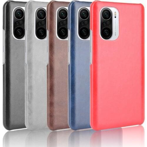 Ultra Slim Cases For Redmi K40 Pro Case Litchi Skin Pattern PU Leather and PC Book Cover For Xiaomi Redmi K40 Pro Phone Case
