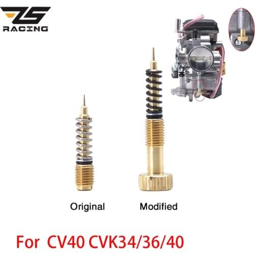 ZS Racing Motorcycle Carburetor Air Adjusting Screws Idle Mixture Fuel Ratio Screw For Harley CV40 Keihin CVK34 CVK36 CVK40