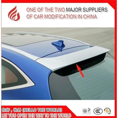 High quality ABS black white primer unpainted color car rear wing roof spoiler for Haval F7 2019 roof spoiler