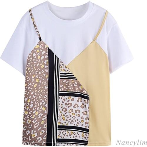 Woman Summer T Shirt Cotton Short Sleeve T-shirts Female 2021 Summer Clothing New Korean Style Loose All-Match Tops