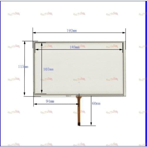 ZhiYuSun5PCS/LOT compatible HST-TPA8.0BF 8inch 4lines NEW touch screen panel TOUCH glass sensor for DVD car this is compatible
