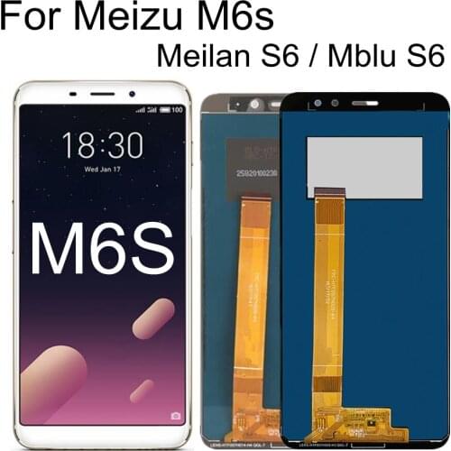 5.7" For Meizu M6S LCD for Meilan S6 Mblu S6 M712H M712Q LCD Screen Display+Touch Panel Digitizer For M6s Mblu S6 LCD Screen