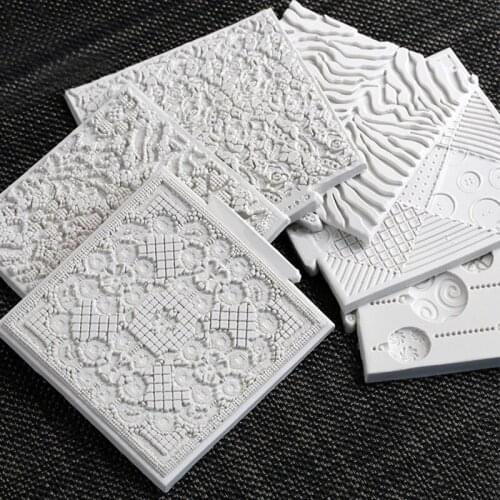 1PC Cake Lace Silicone Mold Lattice/Zebra/Christmas Balloon/Relief/Rose Fondant Cake Decorating Tool Wedding Cakes Lace Mould