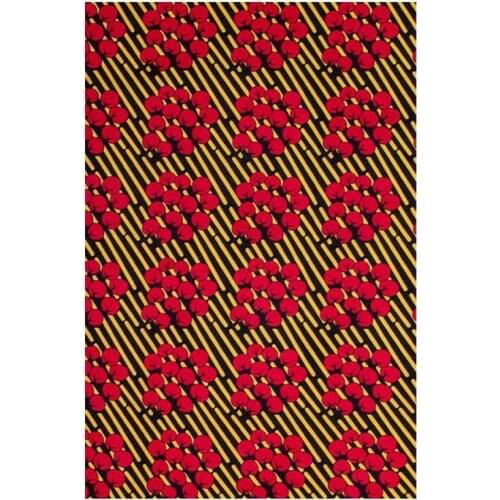 2Sizes African Style Polyester Wax Cloth Fabric Supplies For DIY Handmade Sewing Clothing Dress Pillow Decor Materials