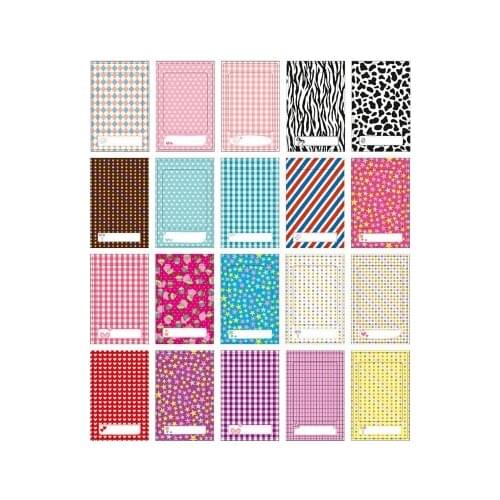 20 Pcs/Lot DIY Colorful Scrapbook Memo Photos Frame Stickers For Instax Mini Film Photo Albums Home Decor Paper Stickers