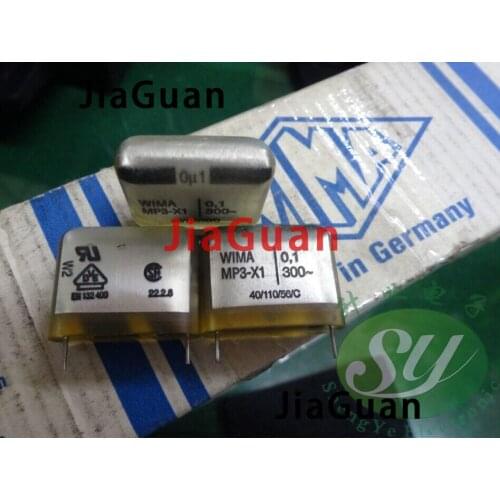 4PCS NEW WIMA MP3-X1 0.1uF/300VAC 100NF 300VAC 0.1U P22mm u1 original mp3-x1 series 104/300VAC 100N P22MM 104