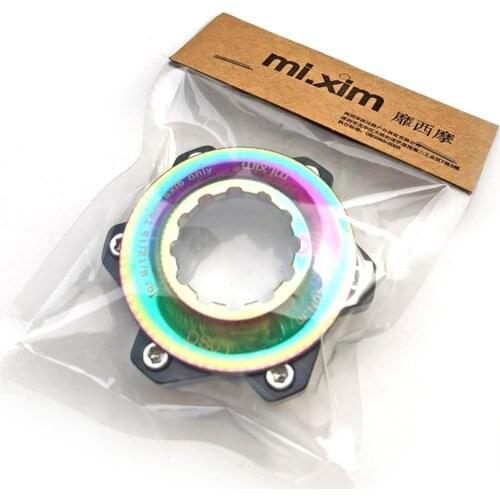 Aluminum Alloy Bike Hub Center Lock Adapter to 6 Bolt Disc Brake Parts Kit