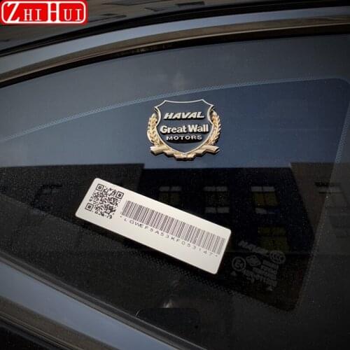 Car Decor Sticker for GWM HAVAL HOVER Great Wall H6 3TH 2021 Side Decal Window Emblem 3D Trunk Badge Modification Accessories