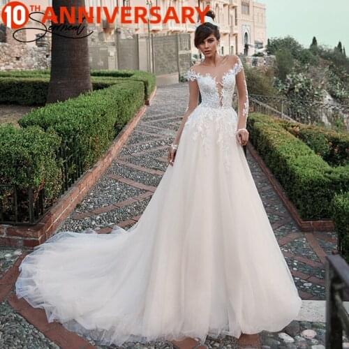 BAZIIINGAAA Luxury Wedding Dress V-neck Card Shoulder Wedding Dress Sexy Backless 3D Decal Bride Support Tailor-made